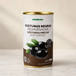 ACEITUNAS NEGRAS SIN HUESO 500ML