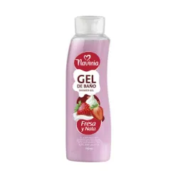 GEL DE BAÑO NAVINA FRESA Y NATA 750ML