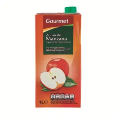 Jugo de manzana Gourmet 1L