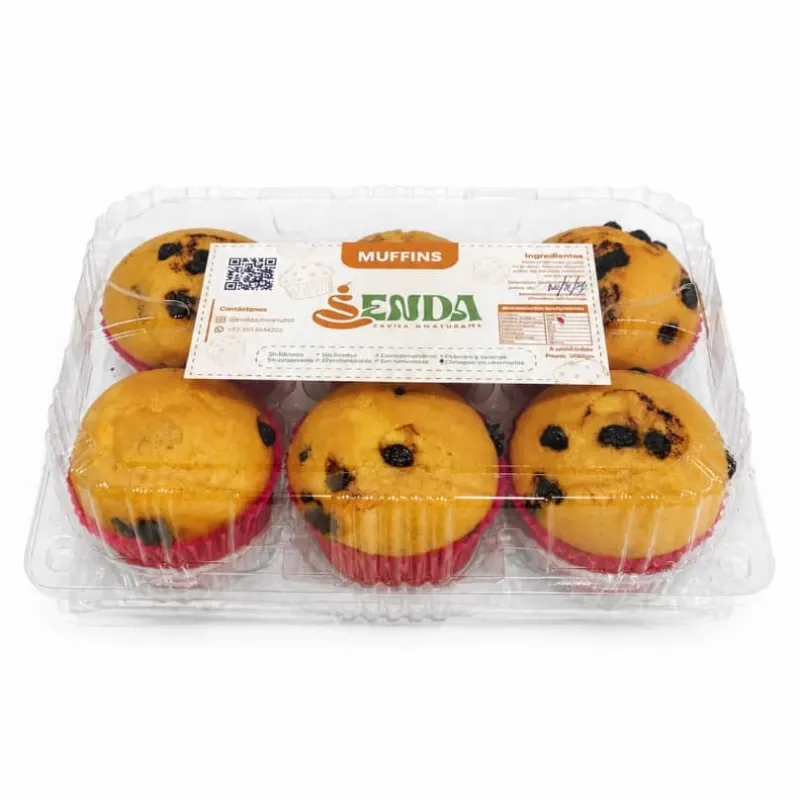 MUFFINS CON CHISPAS