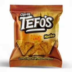 Papas chips sabor nachos tefos 20gr