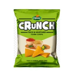 Papas chips sabor taco y mostaza Crunch 20gr