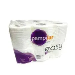 Papel sanitario 12 rollos Pampilar easy
