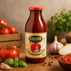 SALSA DE TOMATE CON AJO Y CEBOLLA