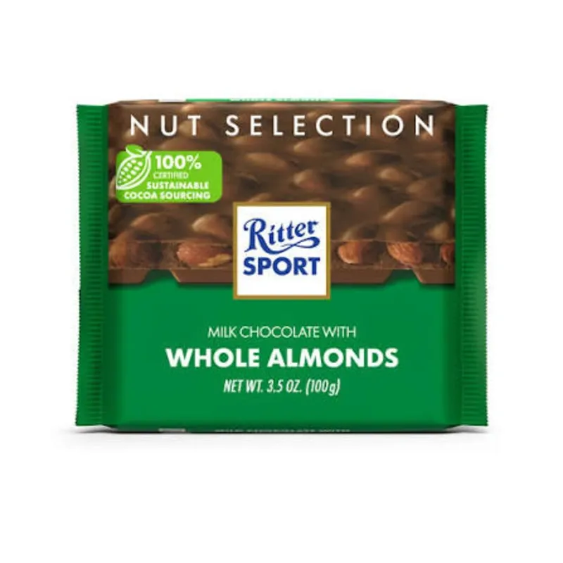 TABLETA DE CHOCOLATE RITTER 100G