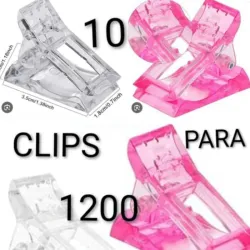 10 CLIPS PARA POLIGEL 