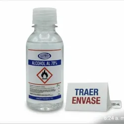 ALCOHOL ( POMO DE 120 ml ) TRAER ENVASE