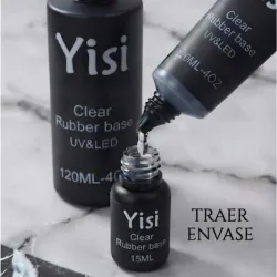 BASE RUBBER YISI POR POMITO DE 15 ml ( TRAER ENVASE )