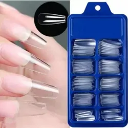 CAJA DE 100 UÑAS SOLF GEL