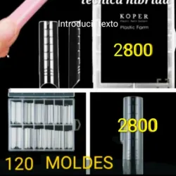 CAJA DE 120 UÑAS MOLDE DUAL