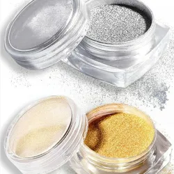EFECTO ESPEJO DORADO Y PLATEADO  C/U