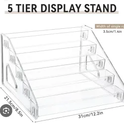ESTANTES ACRÍLICOS   5  NIVELES 