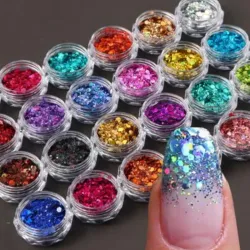 GLITTER DE COLORES  C/U