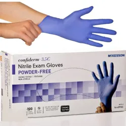 GUANTES DE NITRILO( 150 LA PAREJA ) TALLA S/M