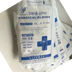 GUANTES QUIRÚRGICOS DE LATEX  TALLA 7.5