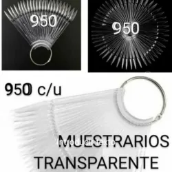 MUESTRARIO TRANSPARENTE   C/U