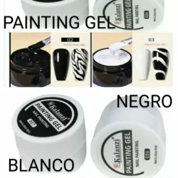 PAINTING GEL BLANCO Y NEGRO