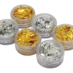 PAPEL DORADO Y PLATEADO 