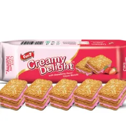 PAQUETE DE GALLETICAS DE FRESA ( CREAMY DELIGHT )