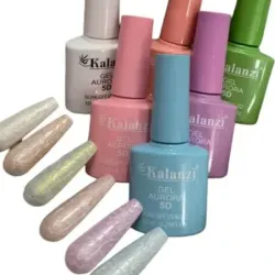  ESMALTES AURORA 5D  KALANZI  10 ml