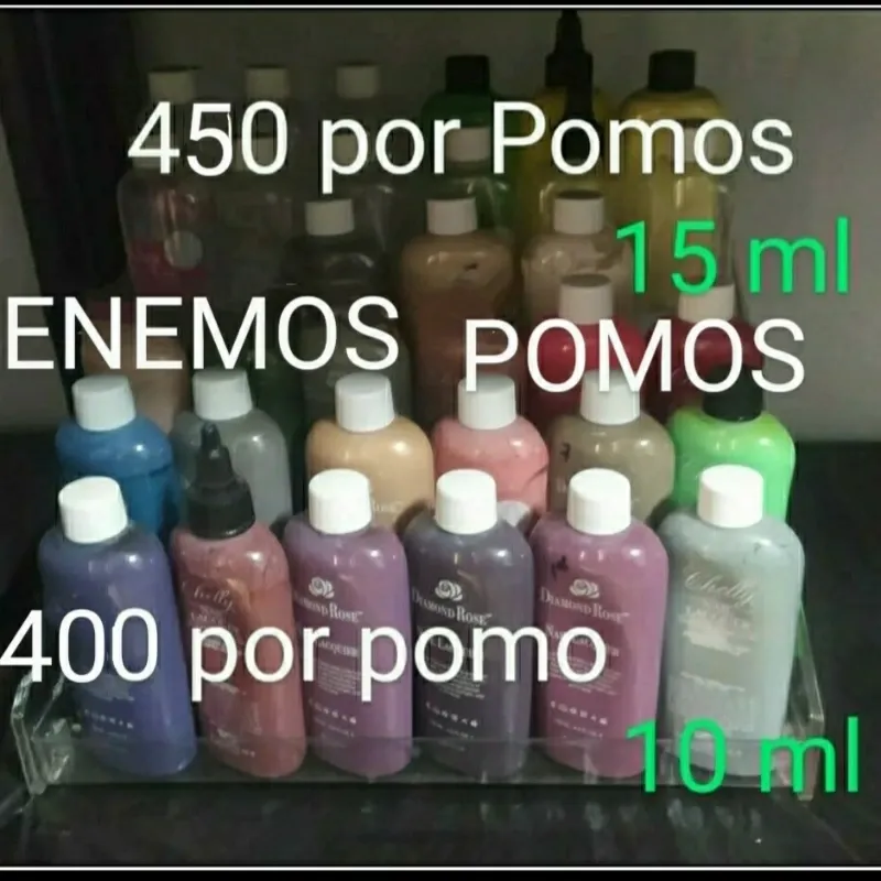 PINTURAS ENVASADAS POR POMOS 10 ml