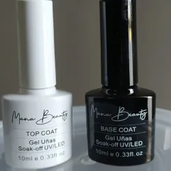TOP COAT  Y  BASE COAT  10 ml  MANA BEAUTY 