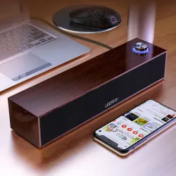 🔊✅BOCINA ESTILO MADERA / E 350MB