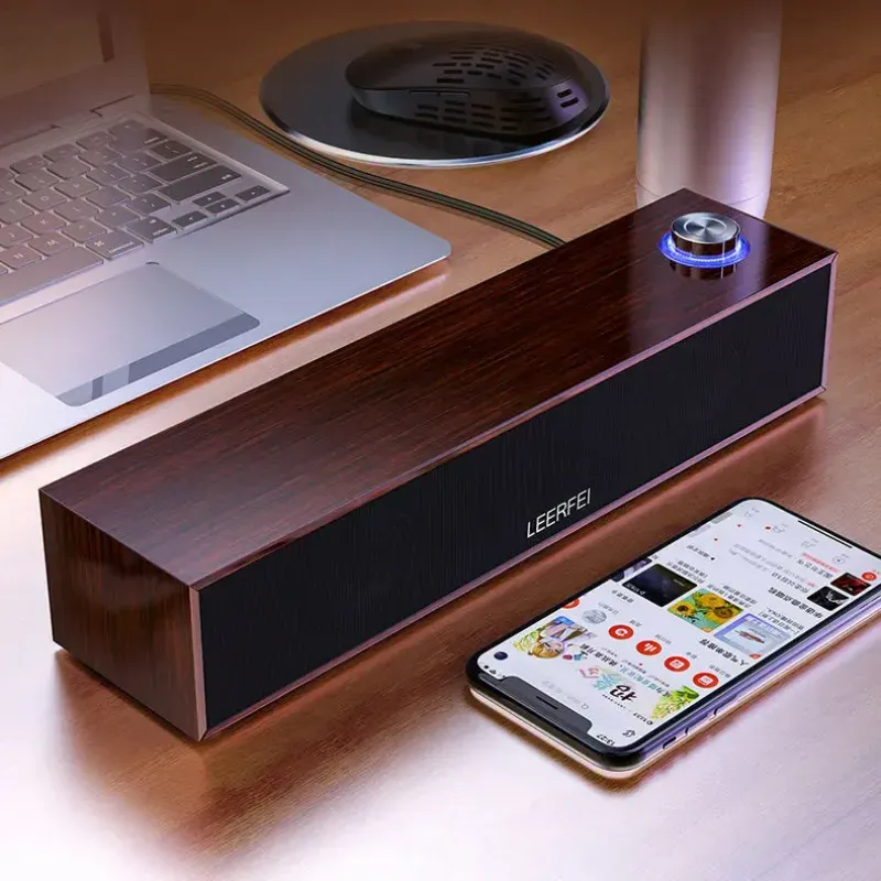 BOCINA ESTILO MADERA / E 350MB