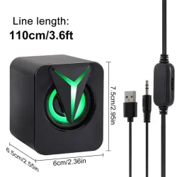 🌟BOCINA PARA PC RGB FT-25-1 🌟