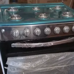 🌟COCINA DE GAS DE 6 QUEMADORES Y 30" MILEXUS