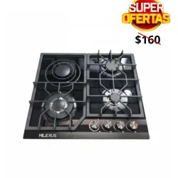 🌟COCINA EMPOTRADA DE GAS E INFRARROJO MILEXUS