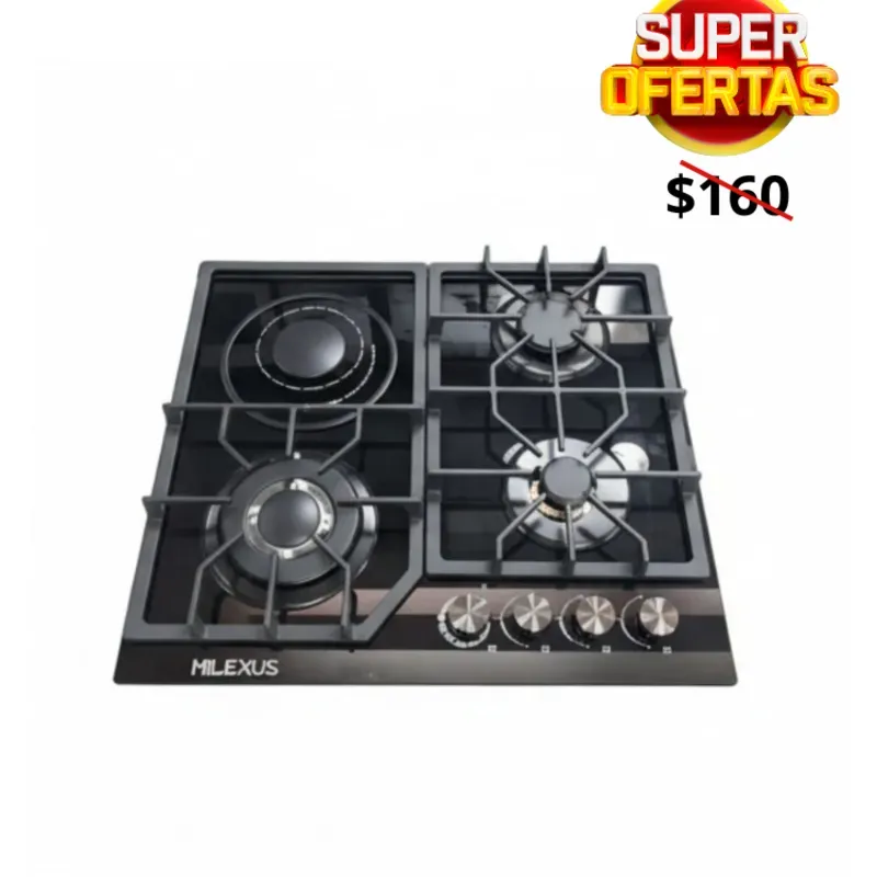 🌟COCINA EMPOTRADA DE GAS E INFRARROJO MILEXUS