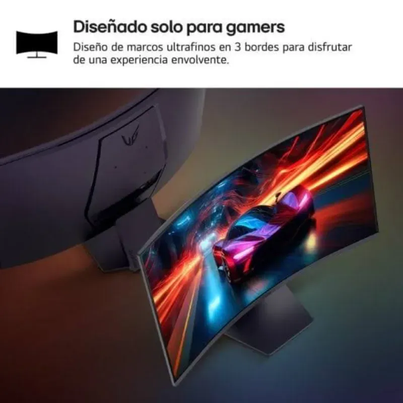 Monitor GAMING LG UltraGear 27GS60QC-B 27'' Curvo 