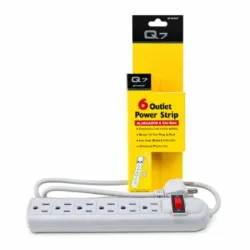 🌟REGLETA ELECTRICA Q7 6 SALIDAS 110/120 V - 85 CM