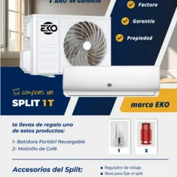 💨❄️SPLIT AIRE ACONDICIONADO 1T MARCA EKO