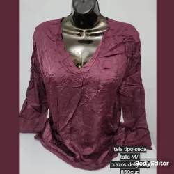 Blusa de seda