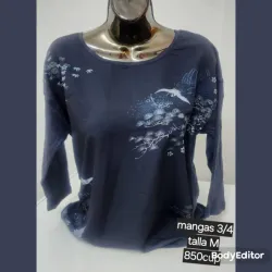 Blusa manga a 3/4