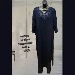 Vestido de playa transparente 