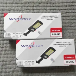 Lámparas Led recargables y con panel solar