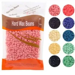 Cera Depiladora Granulada Hard Wax Perlas de cera depilatoria (comúnmente llamadas Hard Wax Beans o Hot Wax).