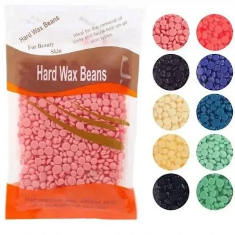 Cera Depiladora Granulada Hard Wax Perlas de cera depilatoria (comúnmente llamadas Hard Wax Beans o Hot Wax).