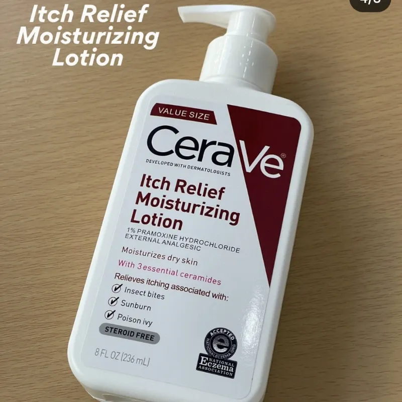 CeraVe Loción hidratante para el alivio de la picazón