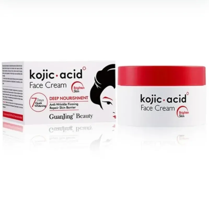 Crema facial ácido kójico, colección Geisha GUANJIN
