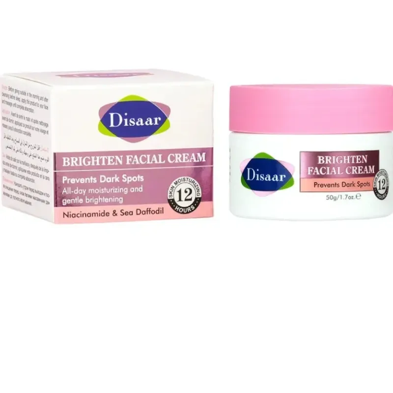 Crema facial aclaradora e iluminadora DISAAR