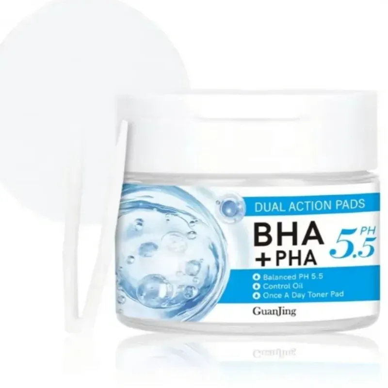 Discos Faciales Concentrados de Acido Hyaluronico BHA y PHA GUANJING