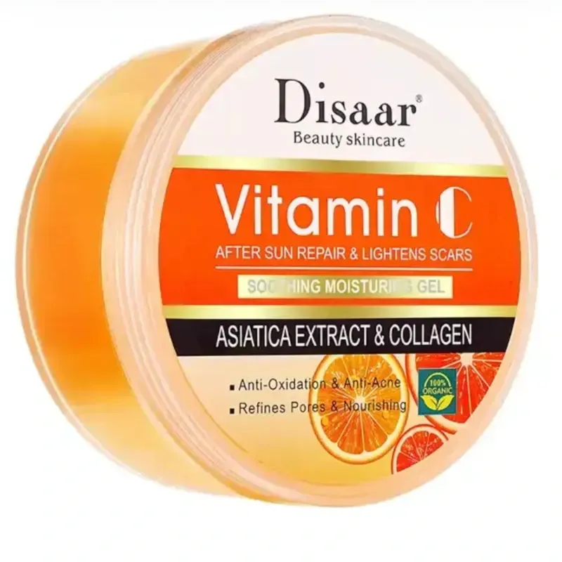 Gel hidratante y reparador vitamina C, colágeno y centellas asiáticas DISAAR