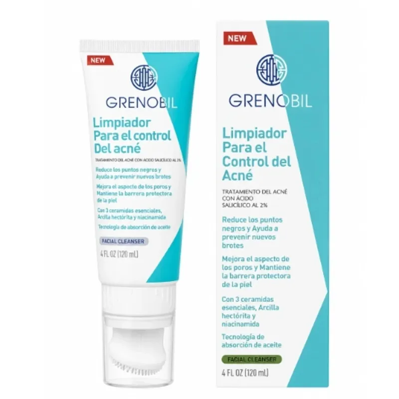 Grenobil Limpiador para el Control del Acné (120 ml).