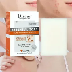 Jabón en barra efecto dual (kojic acid, aceite de coco, vitamina c)