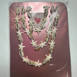 Juego de collar,pulso y tobillera