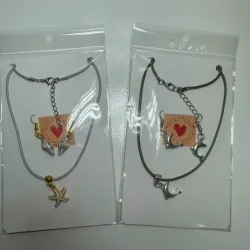 Juego de collar y aretes